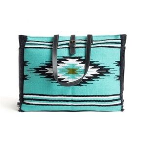 NWT Riverbend Serape Canvas Weekender Bag